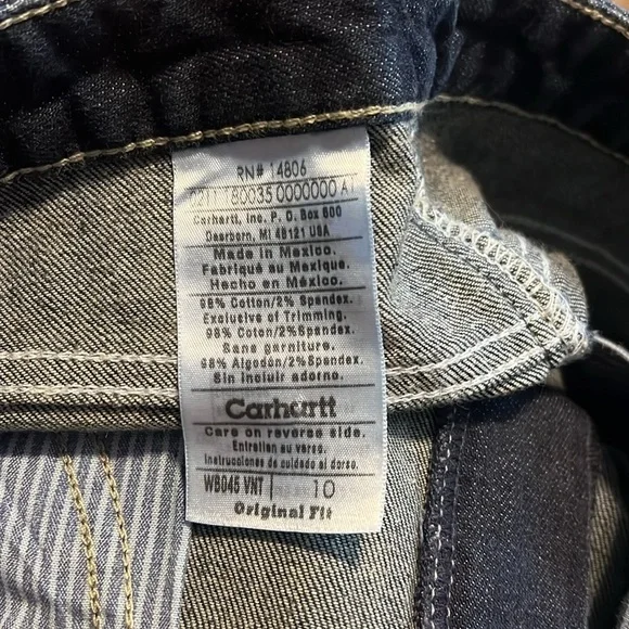 Carhartt dark wash denim skirt - Picture 3 of 3